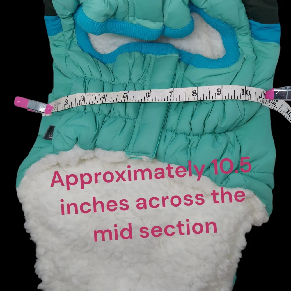 GF PET Aqua Elasto-Fit Alpine Puffer Jacket Size Large NWT